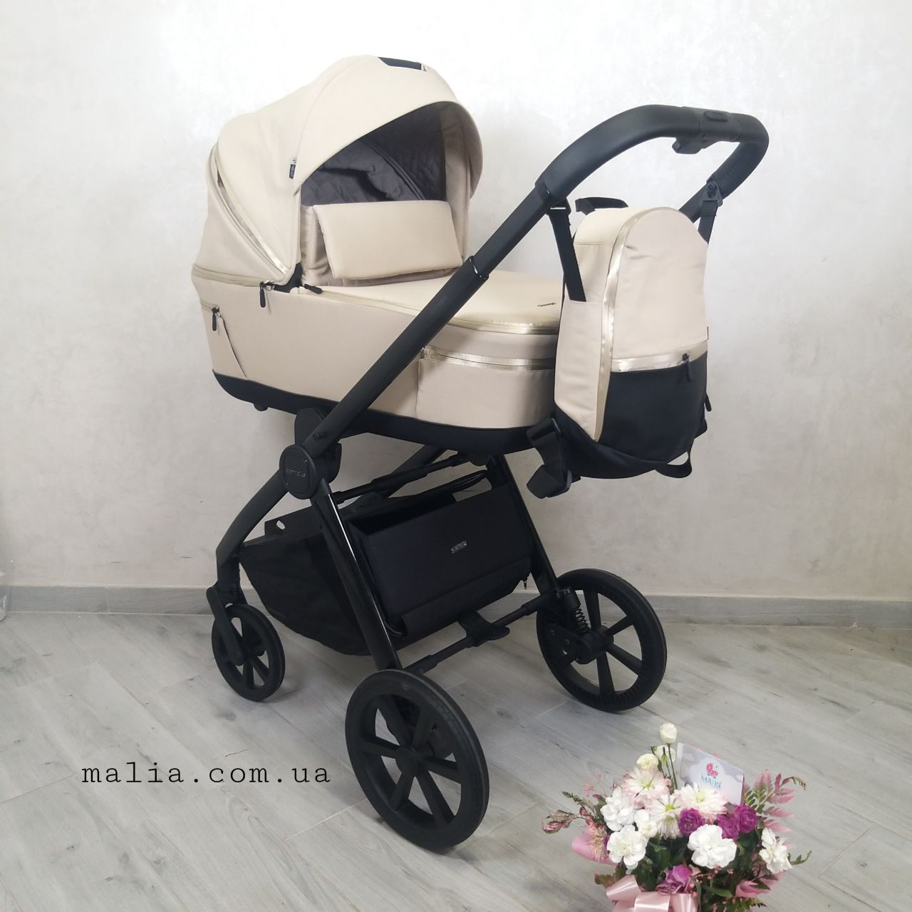 Коляска 2в1 Carrello Omega + CRL-6540 (2in1) Solar Beige