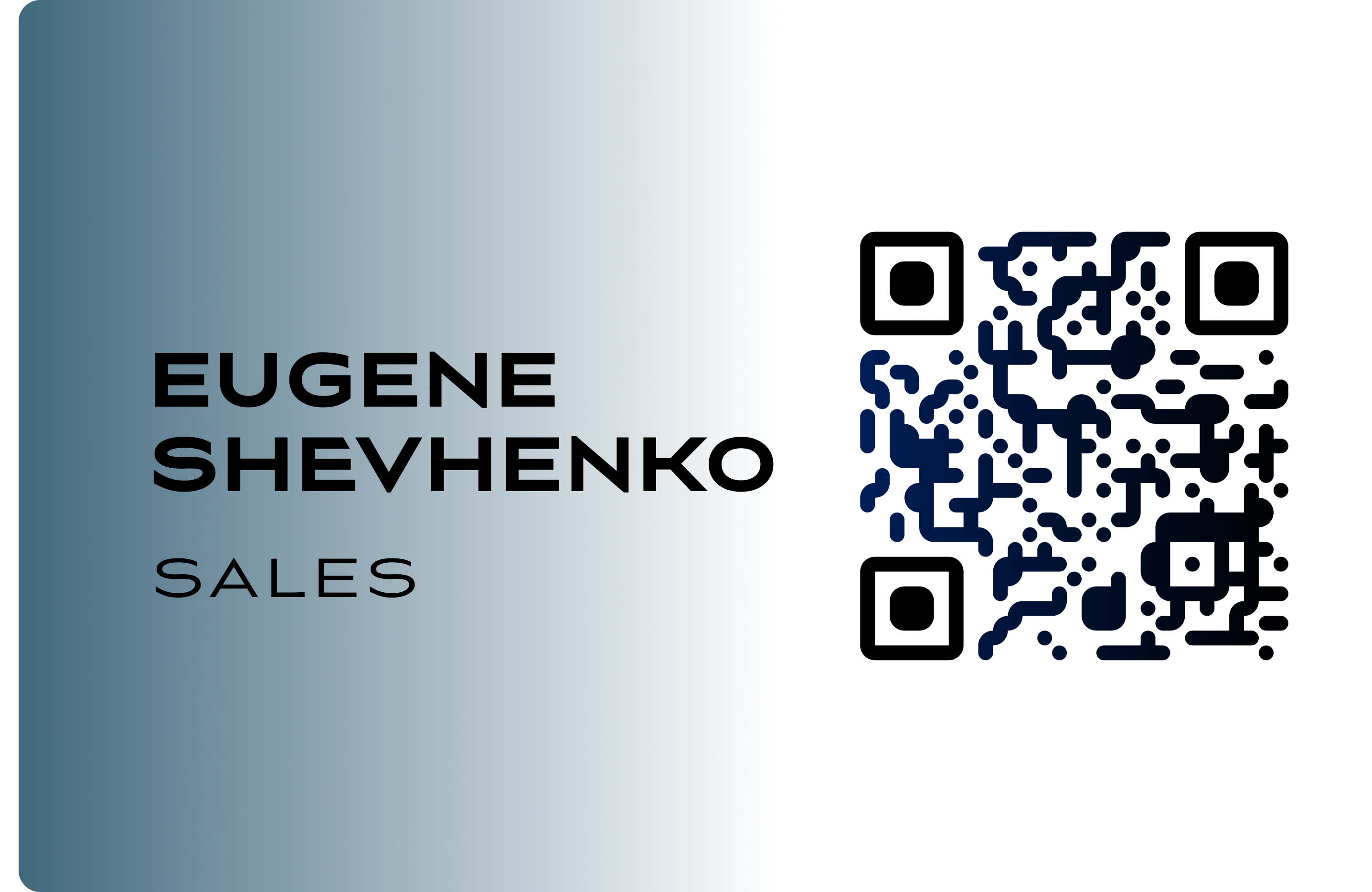 NFC візитка NTAG
