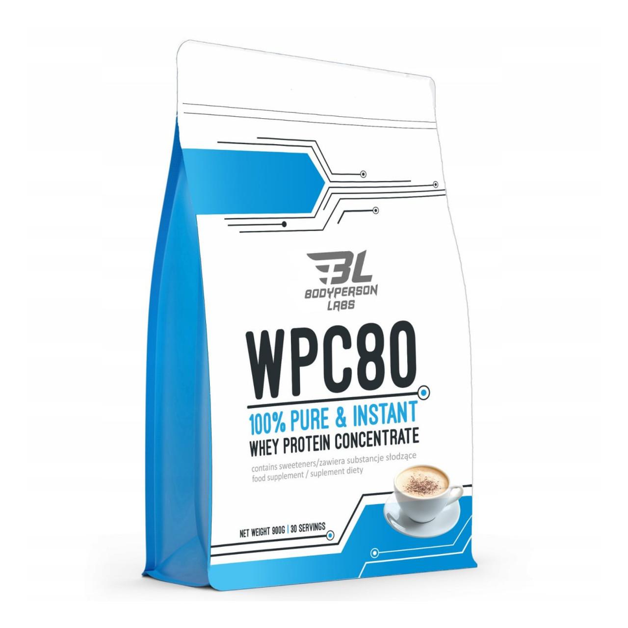 Сироватковий протеїн, WPC80 - 900g Ice Coffe