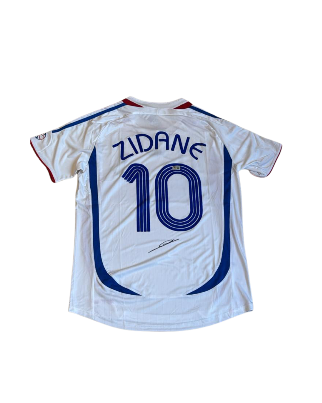 JERSEY ZINEDINE ZIDANE MUNDIAL 2006 SIGNED CERTIFICADO BECKETT
