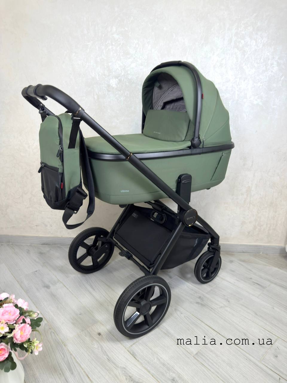 Коляска універсальна CARRELLO Ultimo 2025 CRL-6528 (2in1) Fern Green