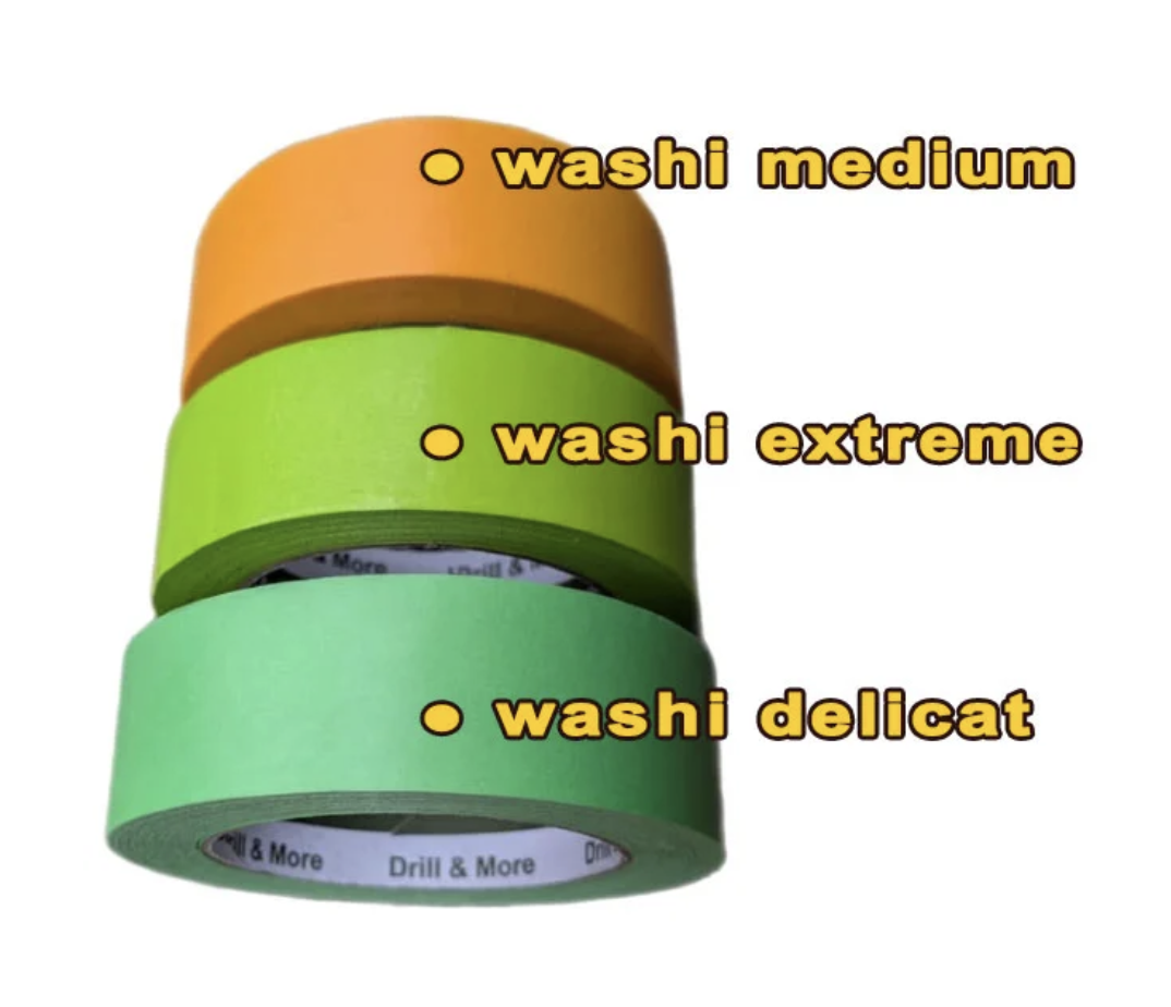 Високоякісна малярська стрічка Washi Drill&More