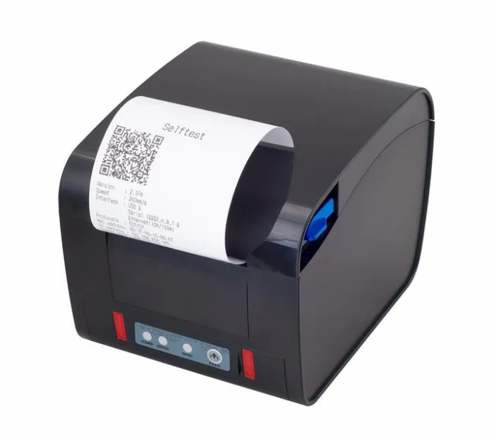 Надійний, доступний принтер чеків Xprinter XP-D230H (Ethernet+USB, 80/58 мм, с обрізкою) для торгівлі, сервісу, закладів харчуваня, сумісний з SMPOS