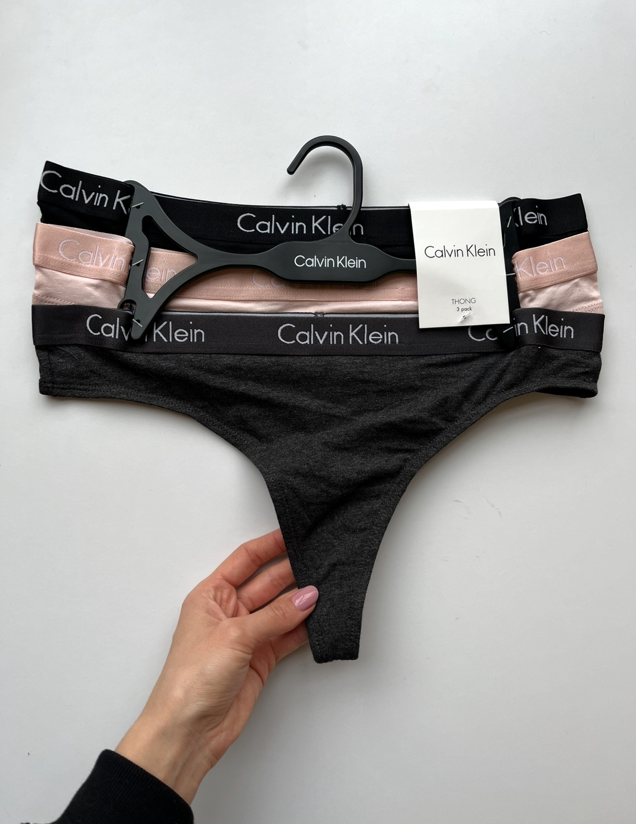 Комплект котонових трусиків Calvin Klein 5 шт з лого