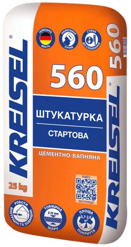 Kreisel 560 Putzmortel штукатурка 25 кг. Крайзель