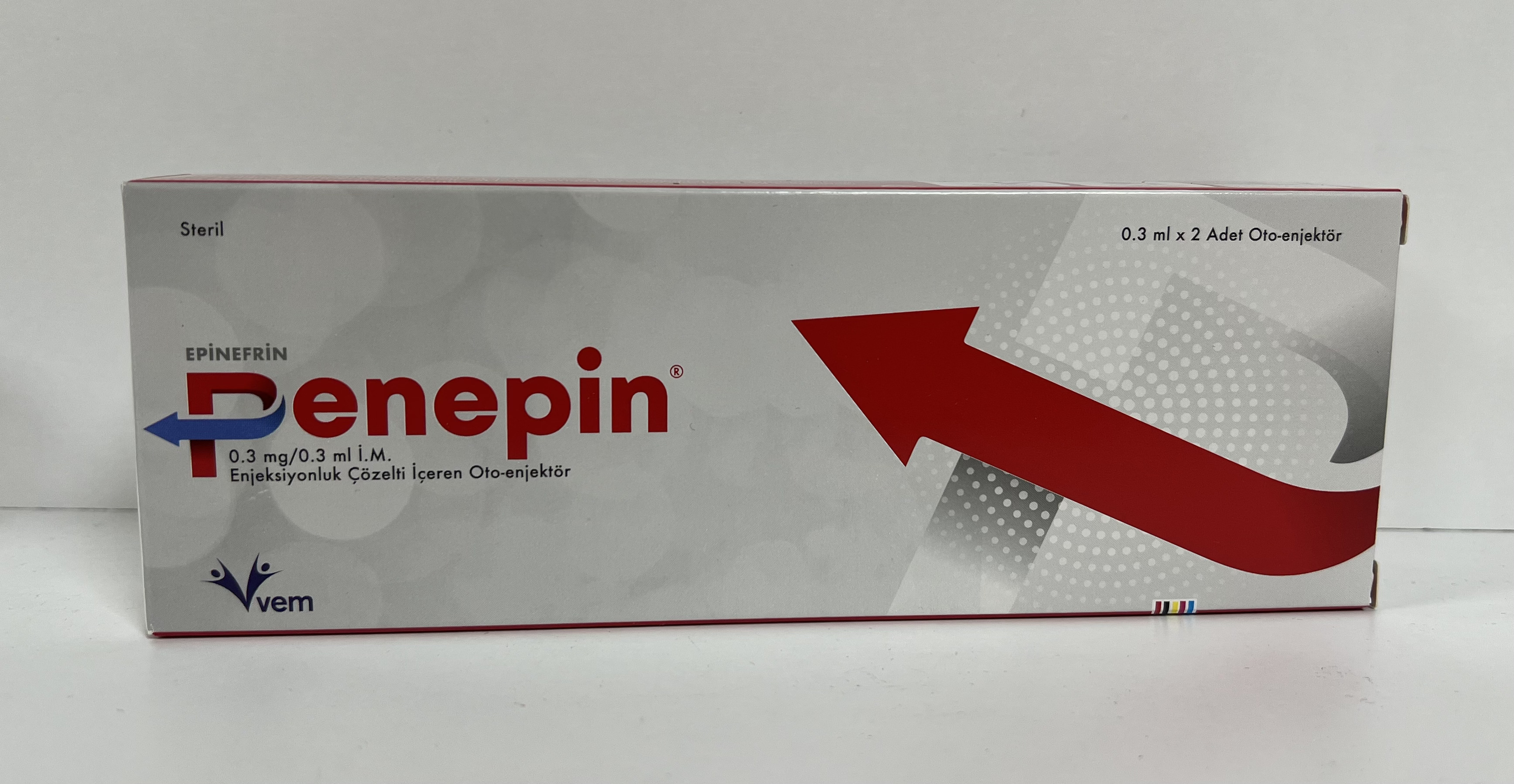 Епіпен 0.15мг/0.3мл, 0.3мг/0.3мл, 2шт (Epipen, Penepin)