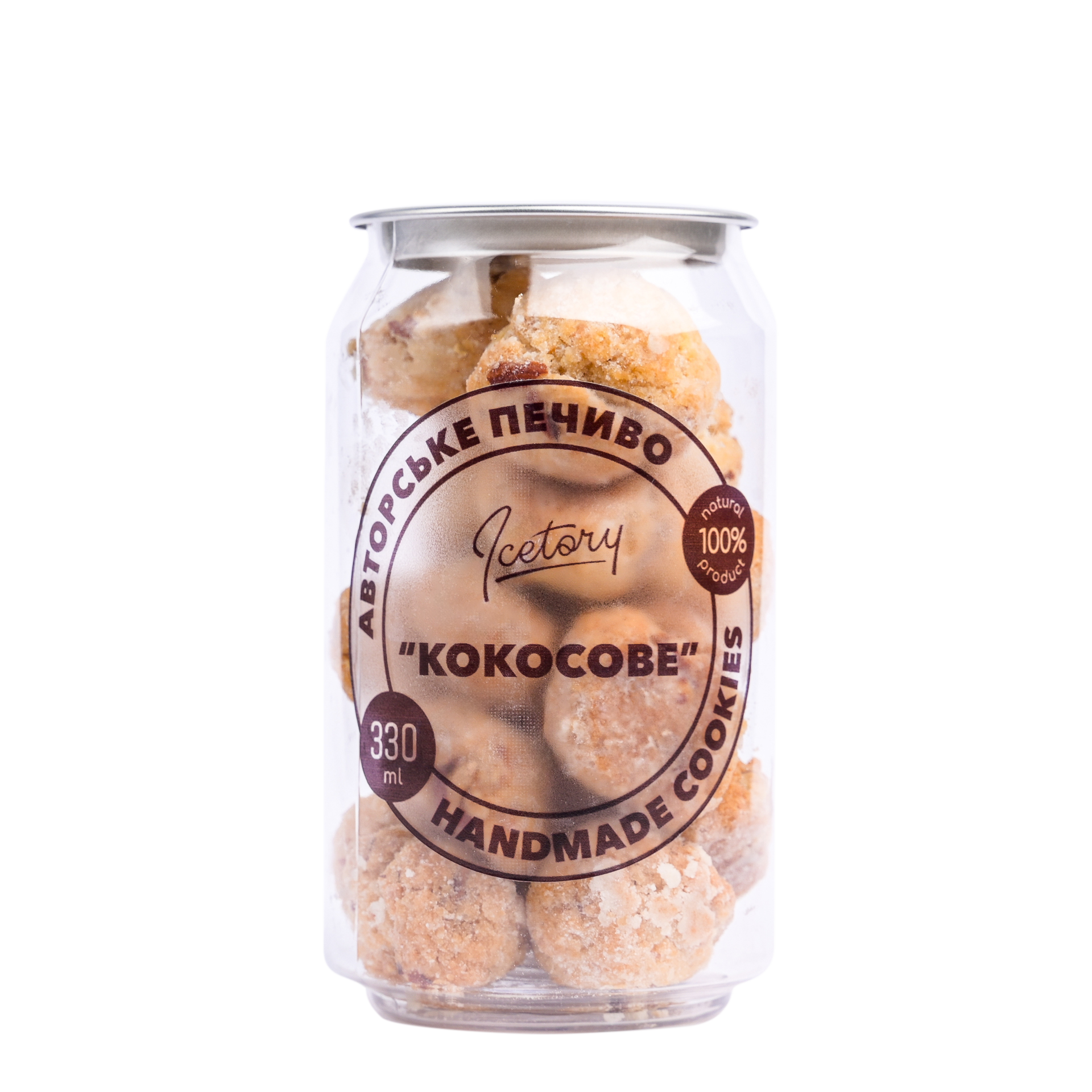 Банка печива "Кокосове, мигдаль", 330 мл.