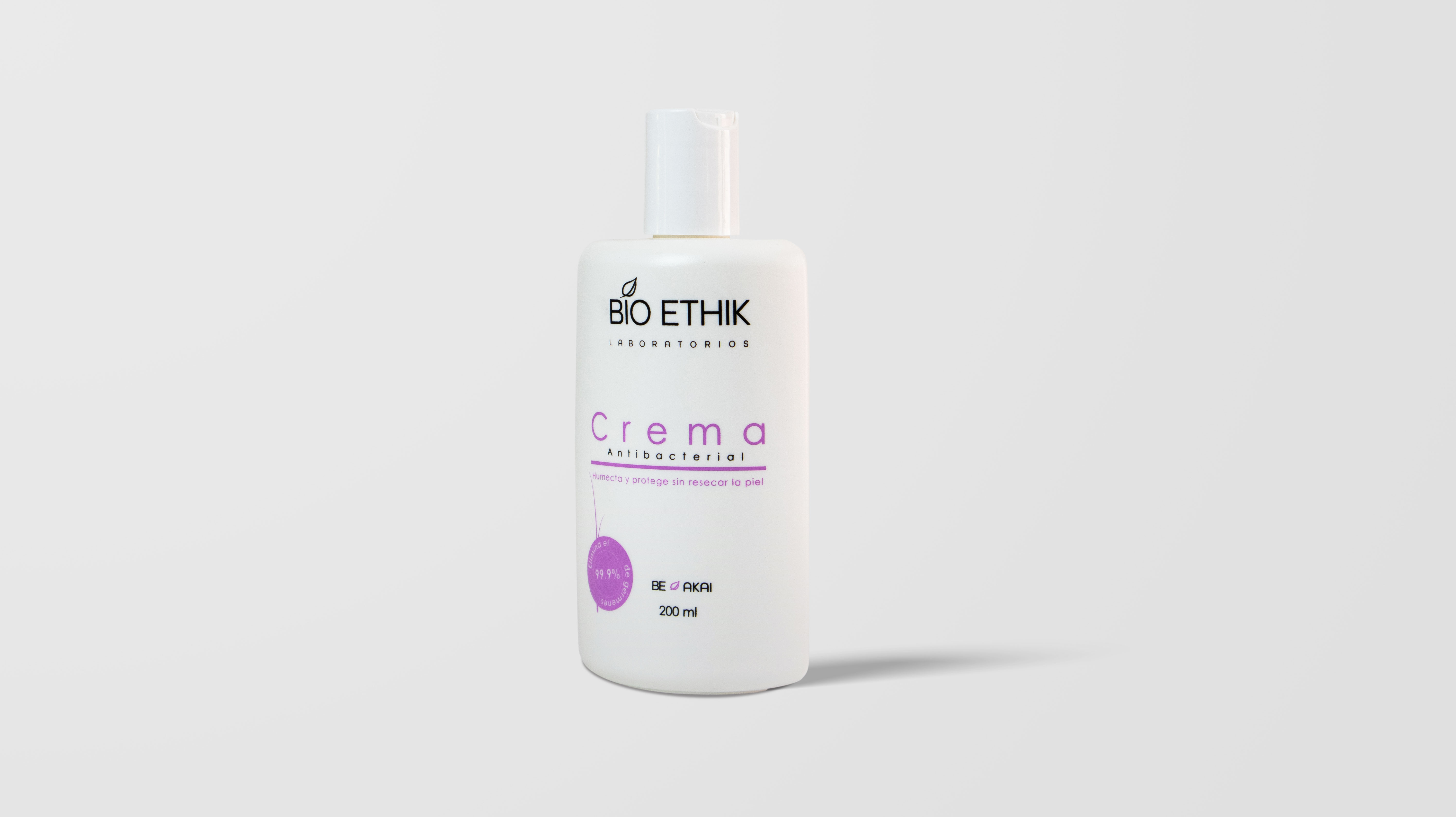 Crema Antibacterial Humectante para manos | Paquete de 3 Botes con 200 ml