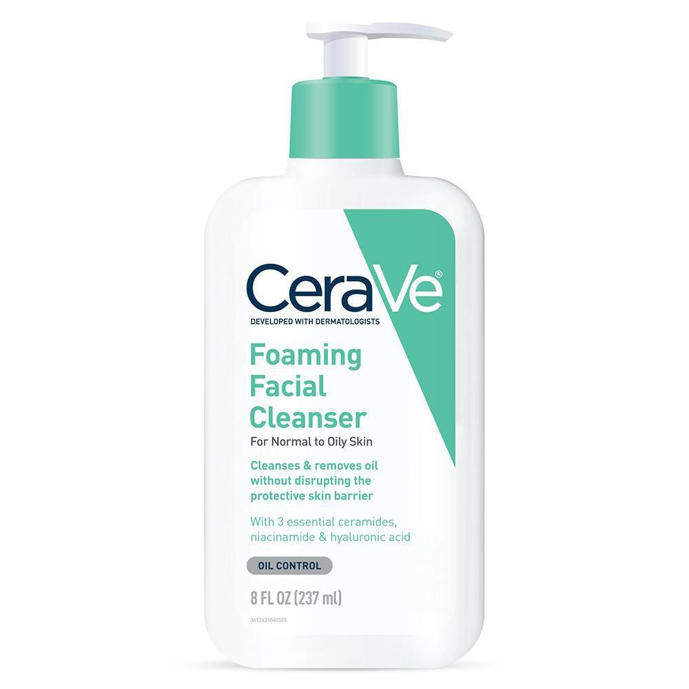 CeraVe - Foaming Facial cleanser.