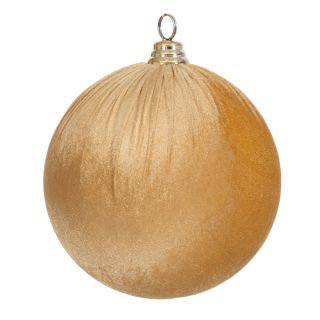 Оксамитова куля Золото, 25 см