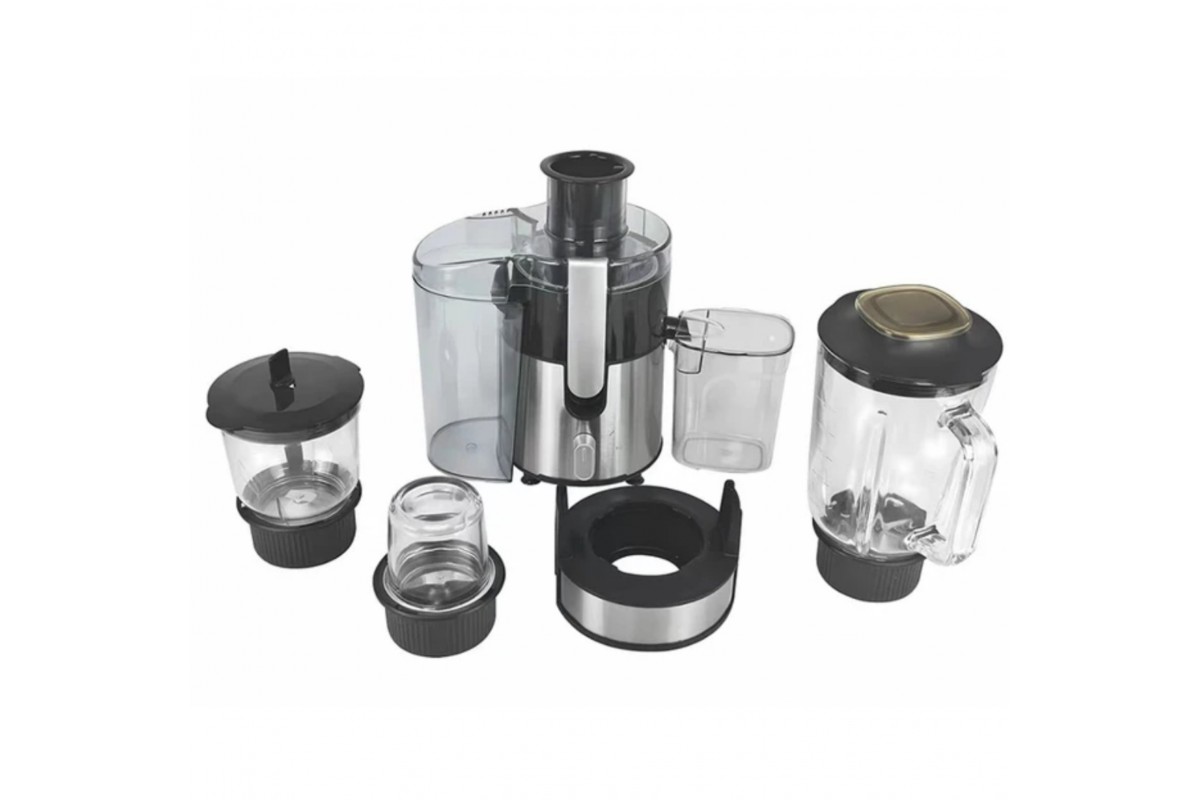Кухонний комбайн 4 в 1 Top Kitchen TK00203 Соковитискач блендер кавомолка подрібнювач на 3200 Вт
