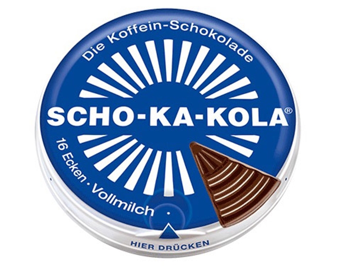 Scho-Ka-Kola молочний шоколад  з кофеїном