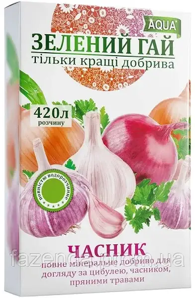 Зелений гай AQUA часник, цибуля, пряні трави 300 г