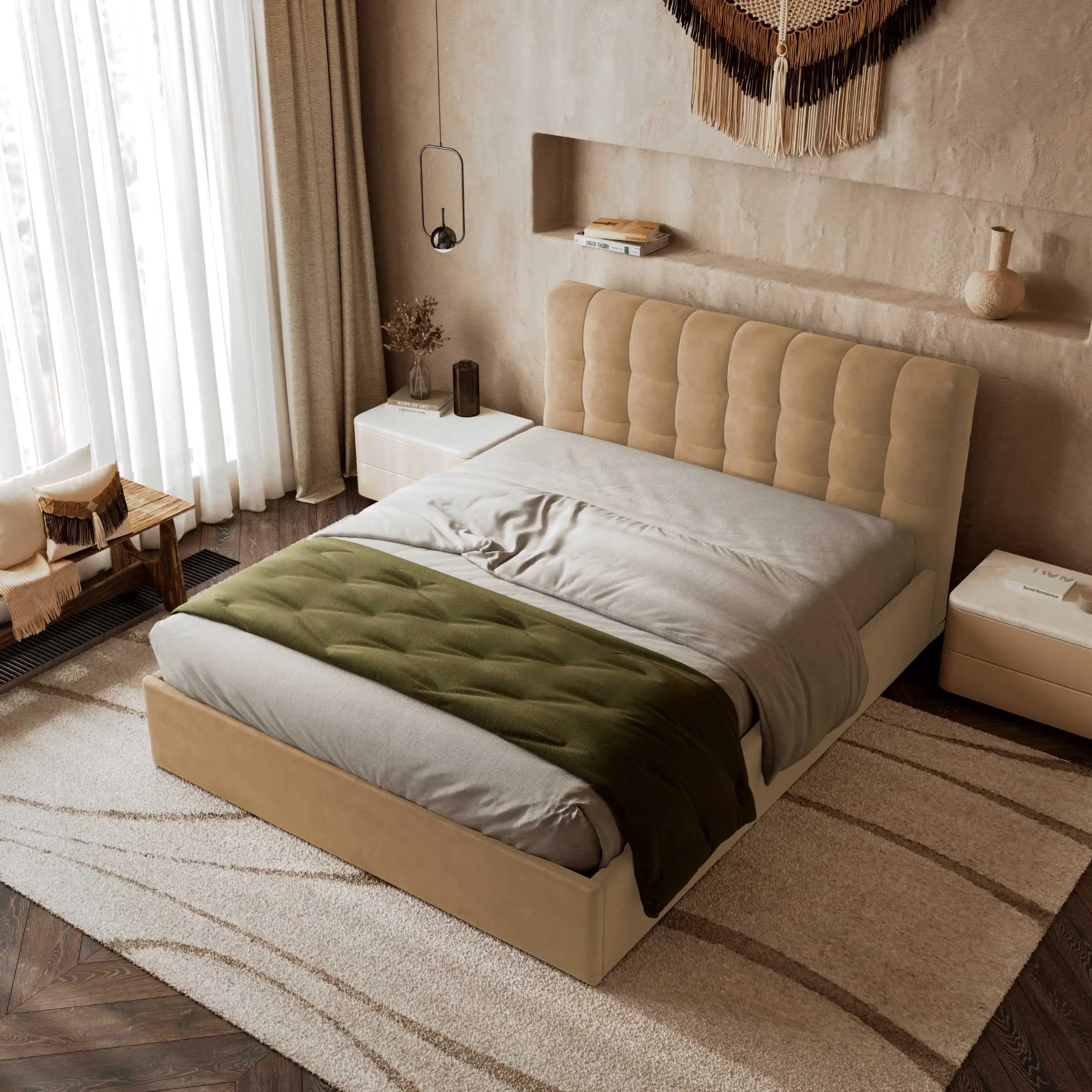 Двоспальне ліжко 