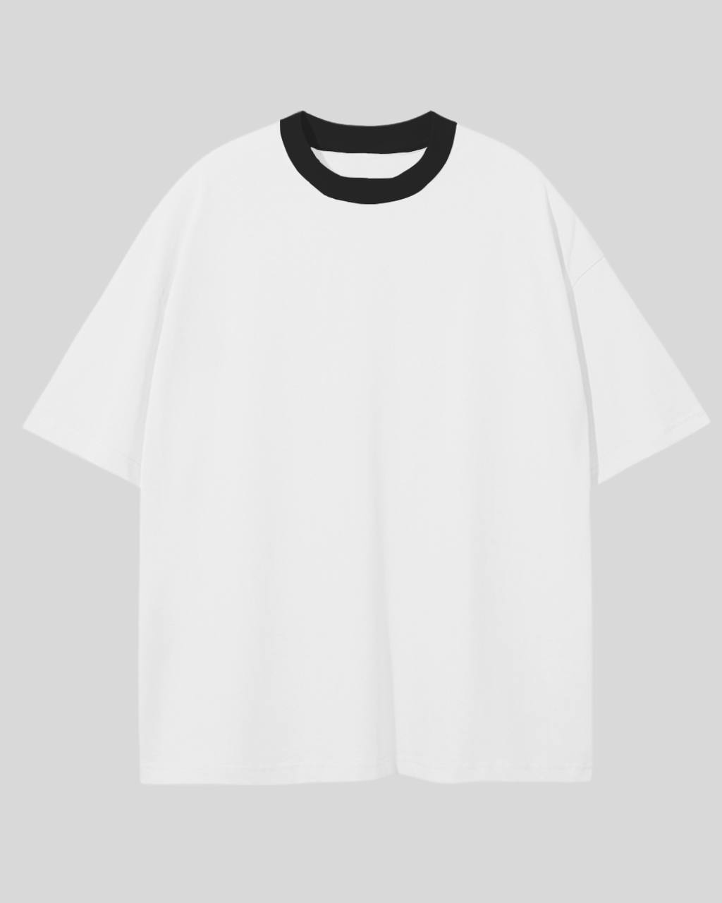 Футболка в біло-чорному кольорі якісна фурнітура 90 % бавовна