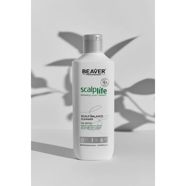 Детокс шампунь для жирної шкіри голови та волосся Scalplife BOTANICAL SCALP THERAPY SCALP BALANCE CLEANSER