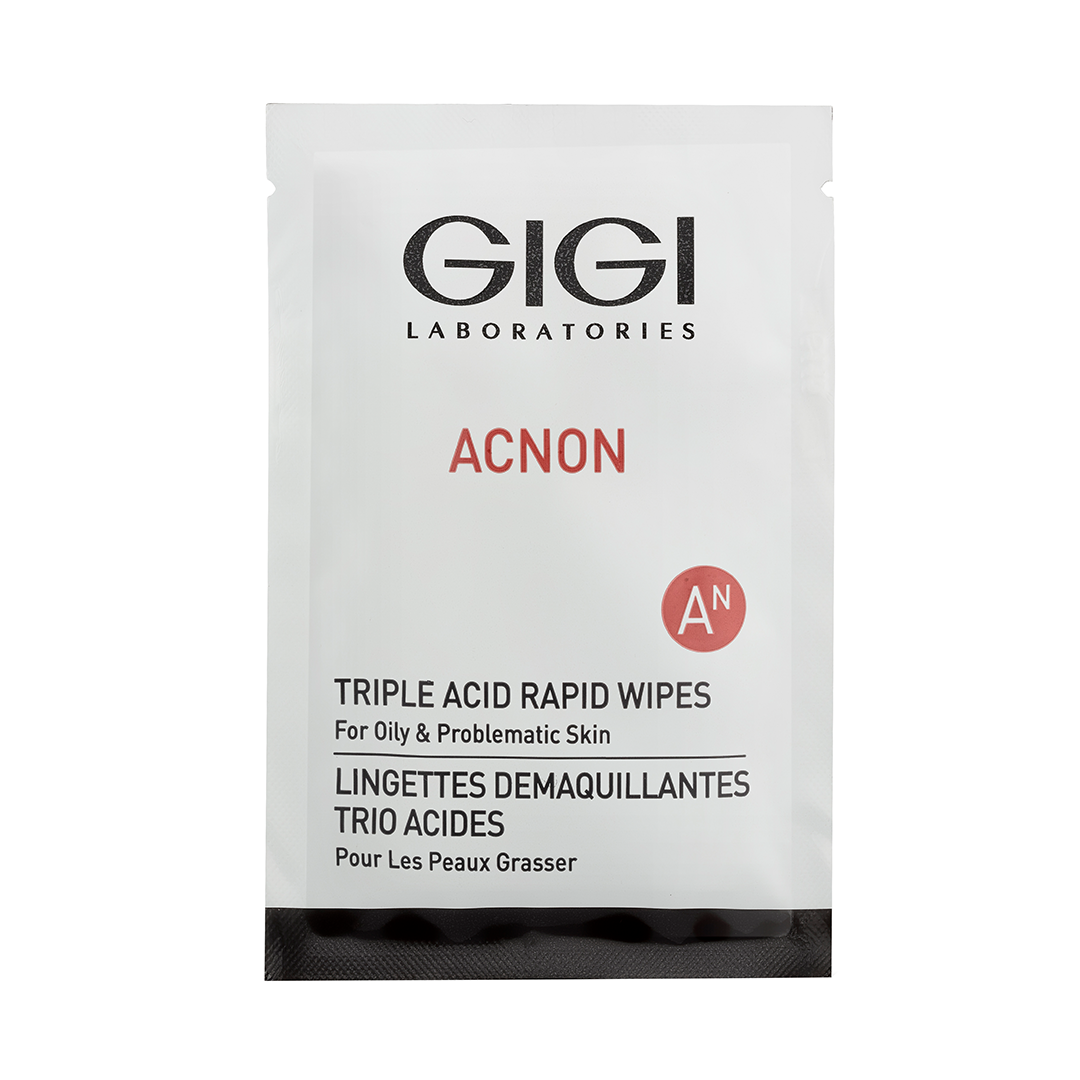 ACNON TRIPLE ACID RAPID WIPES, 30 pieces