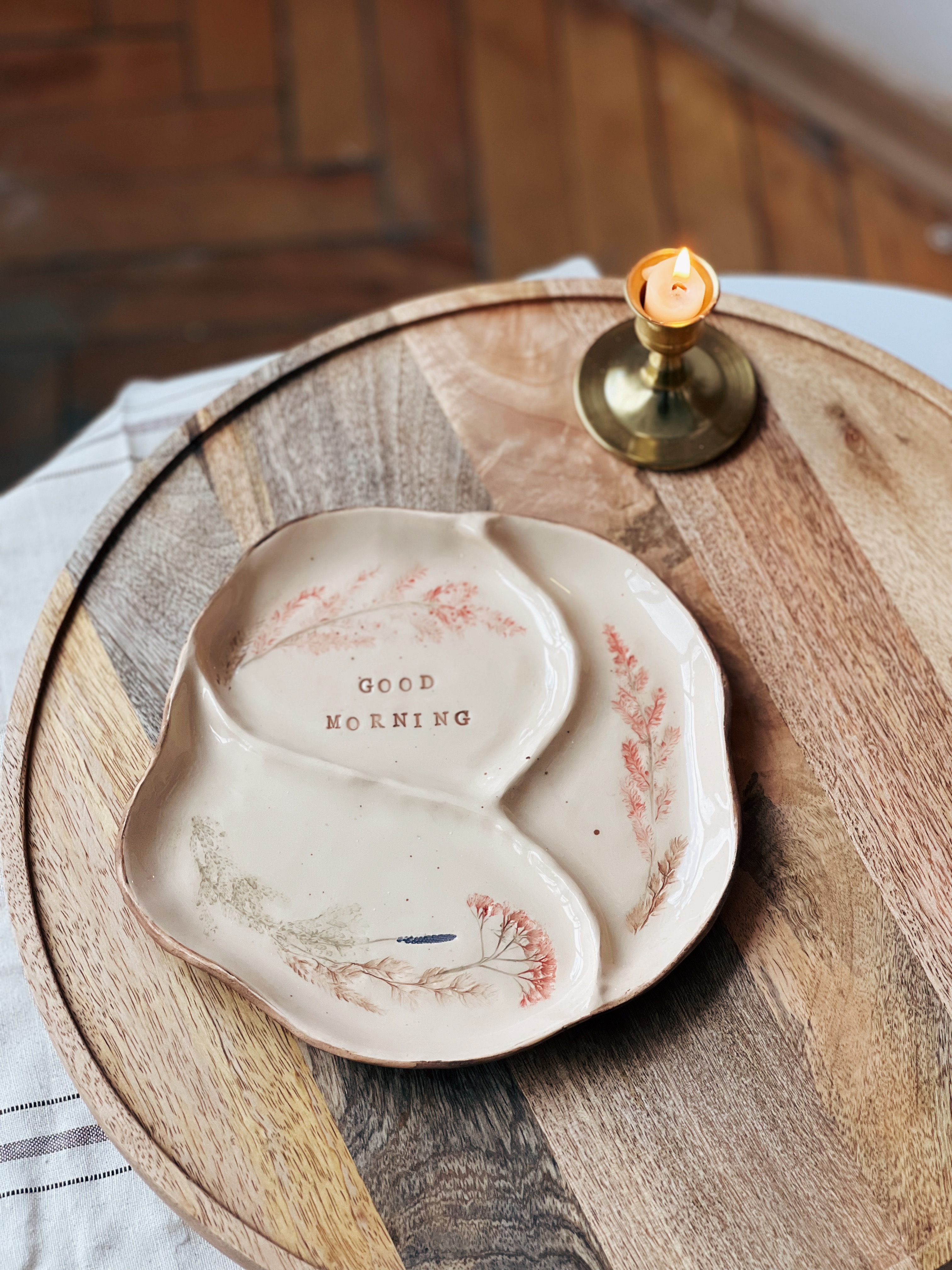 Снідашнє блюдо з зонами 21 см діаметр