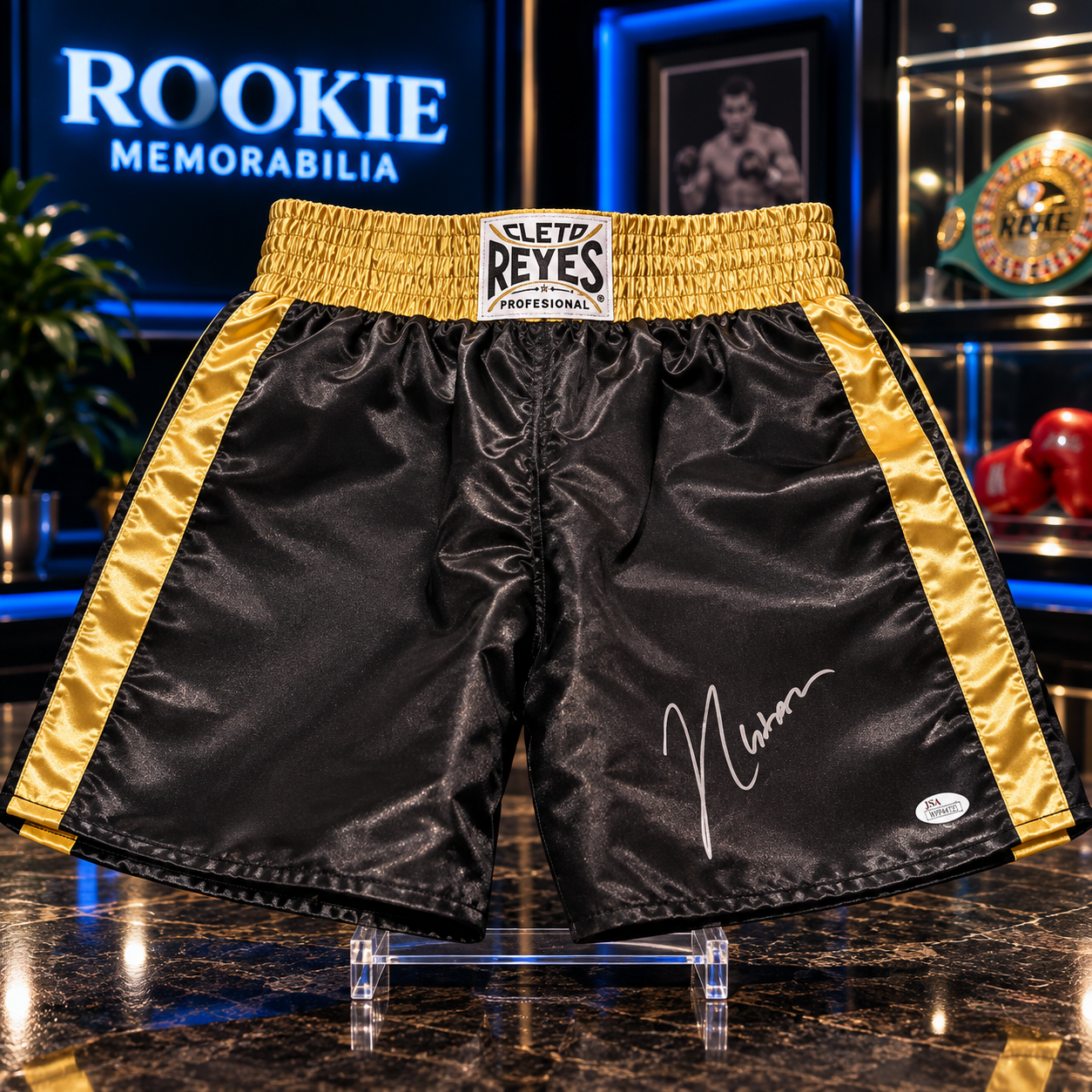 Julio Cesar Chavez JSA SHORT FIRMADO