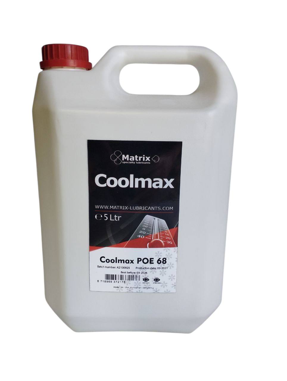 POE 68 5л  Синтетичне масло холодильне Matrix Coolmax