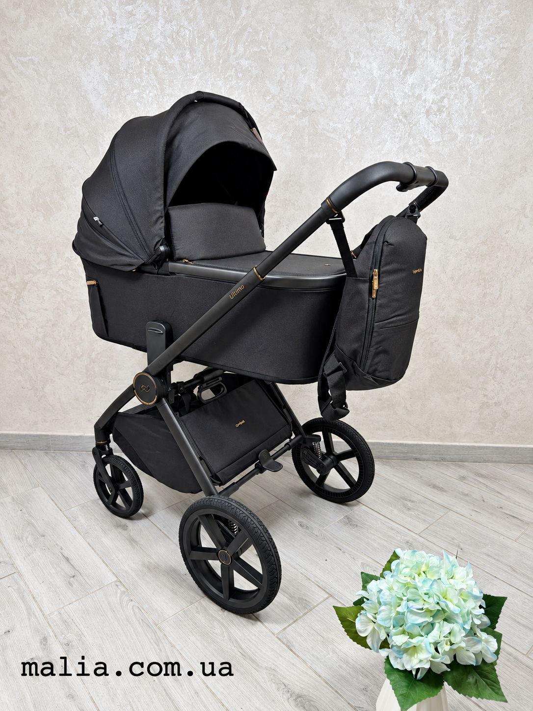 Коляска універсальна 2в1 CARRELLO Ultimo F CRL-6701 (2in1) Sable Black