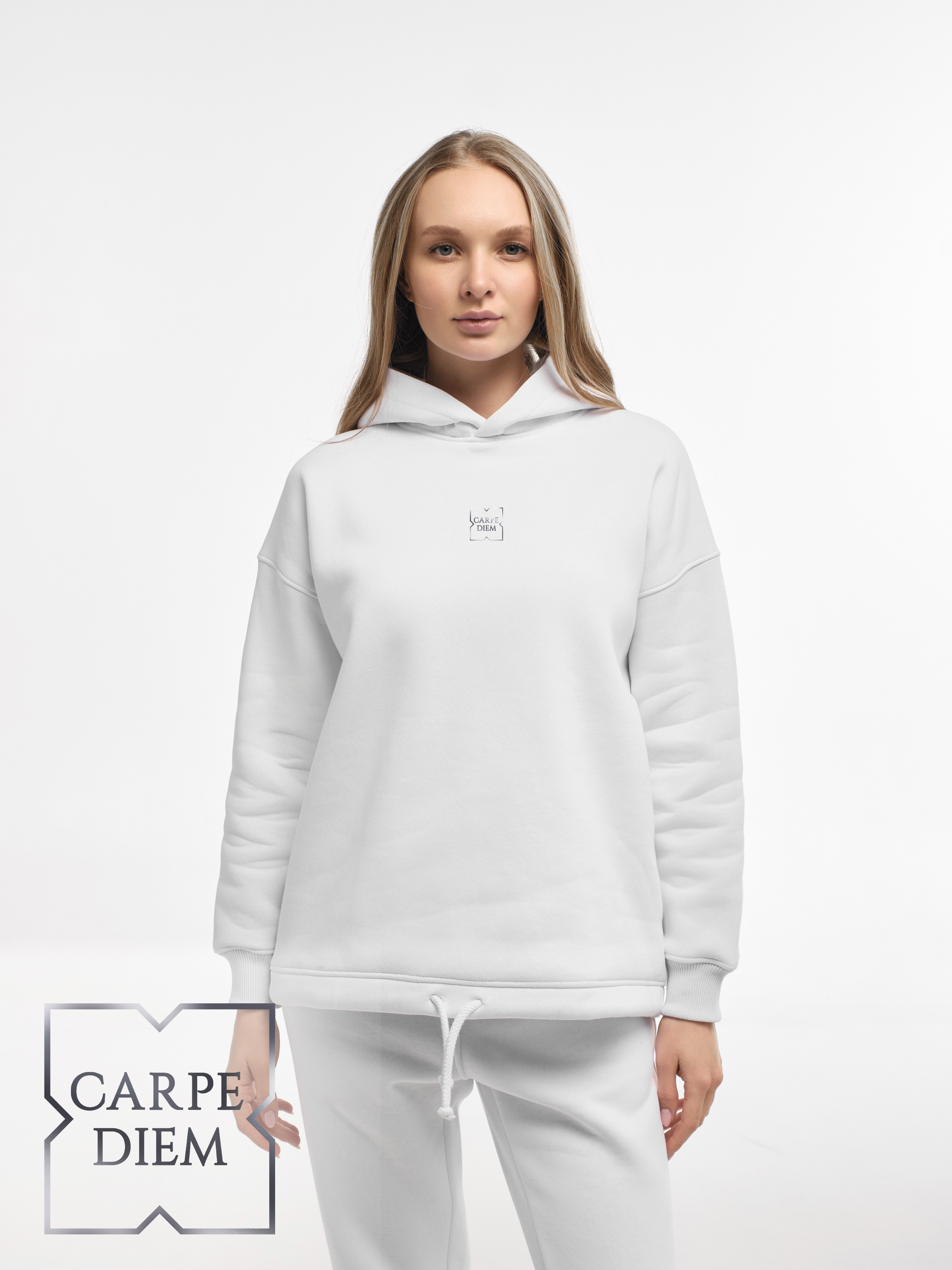 HOODIE "CARPE DIEM" | LACE | WHITE EMOTION | XH2
