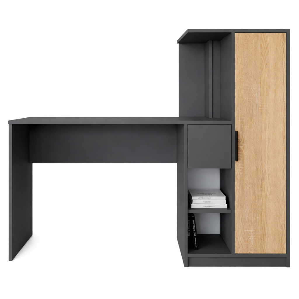 Письмовий стіл з шафою та прихованим зберіганням