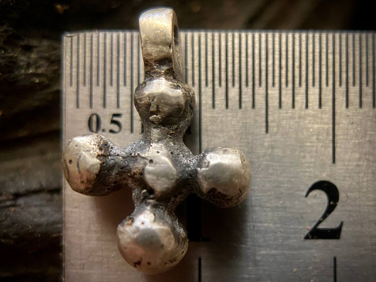 Підвіска Хрест з Пересипниці репліка бронза