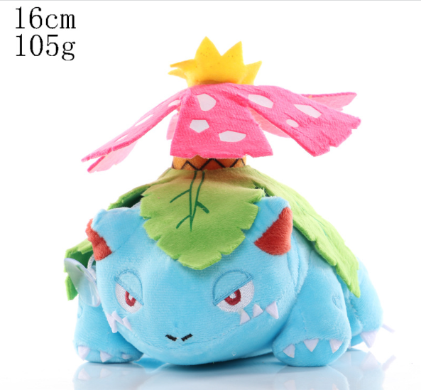 М'яка іграшка Покемон Pokemon Go Венузавр 16 см Блакитний