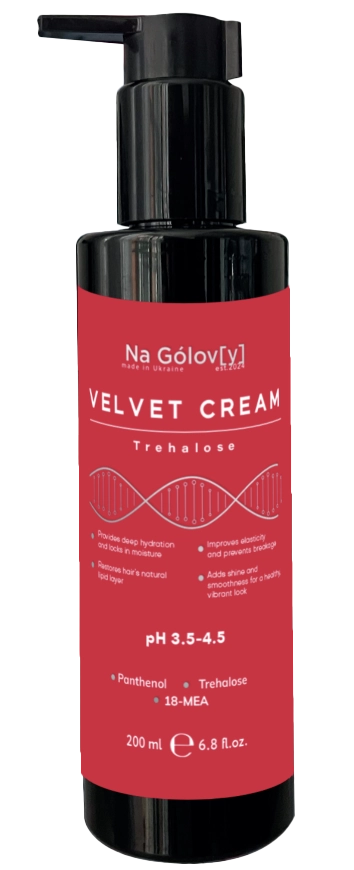 Незмивний крем-кондиціонер  із трегалозою VELVET CREAM 