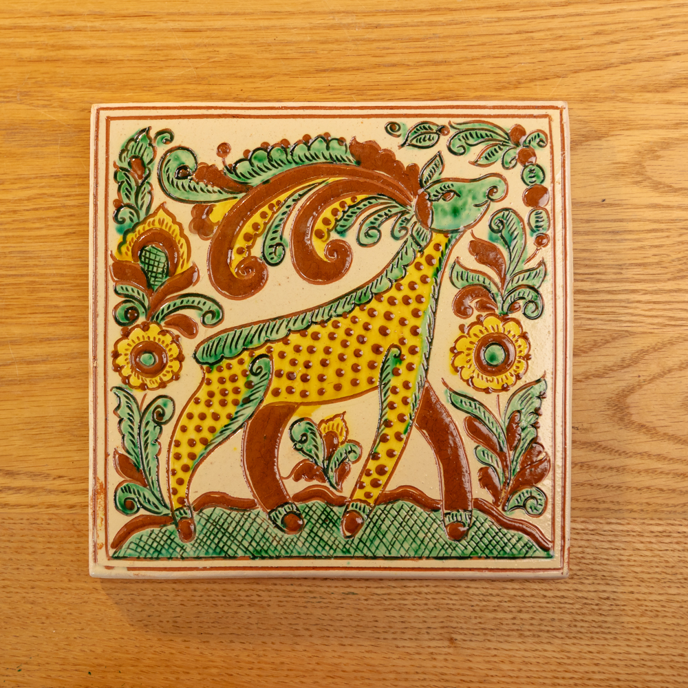 Косівська декоративна плиточка "Сизий", 20*20 см