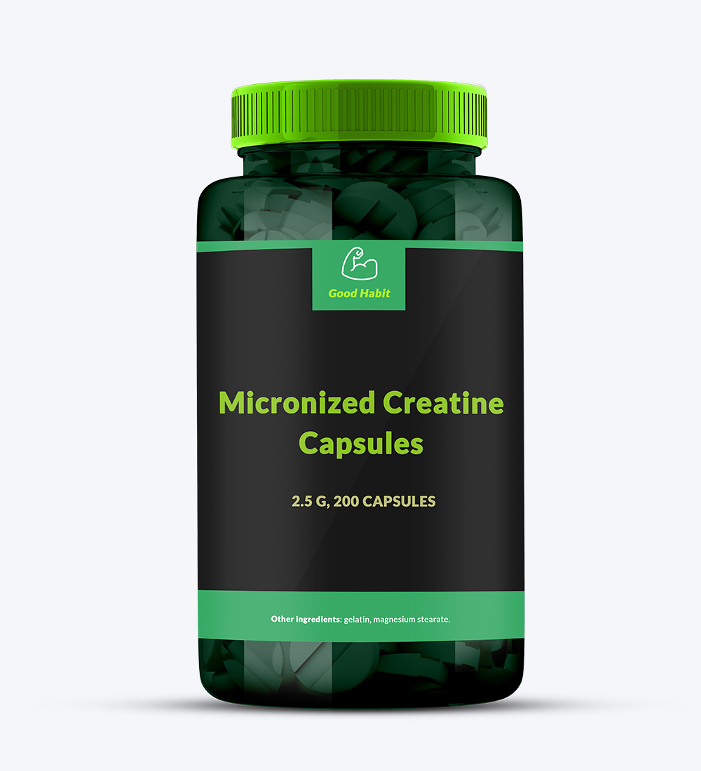 Micronized Creatine Capsules, 2.5 g, 200 capsules