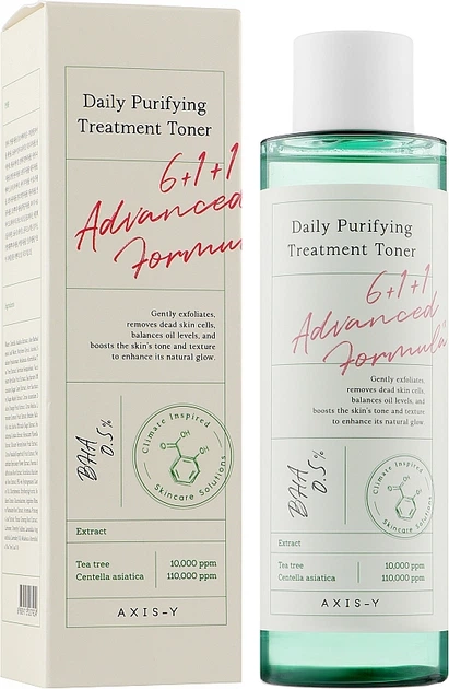 Очищувальний тонер із центелою та чайним деревом AXIS-Y Daily Purifying Treatment Toner 200 мл