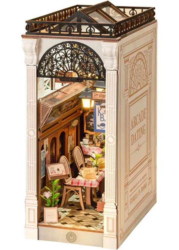 Бук Нук Robotime Rolife Побачення у пасажі DIY Book Nook Kit Румбокс 3D конструктор TGB10