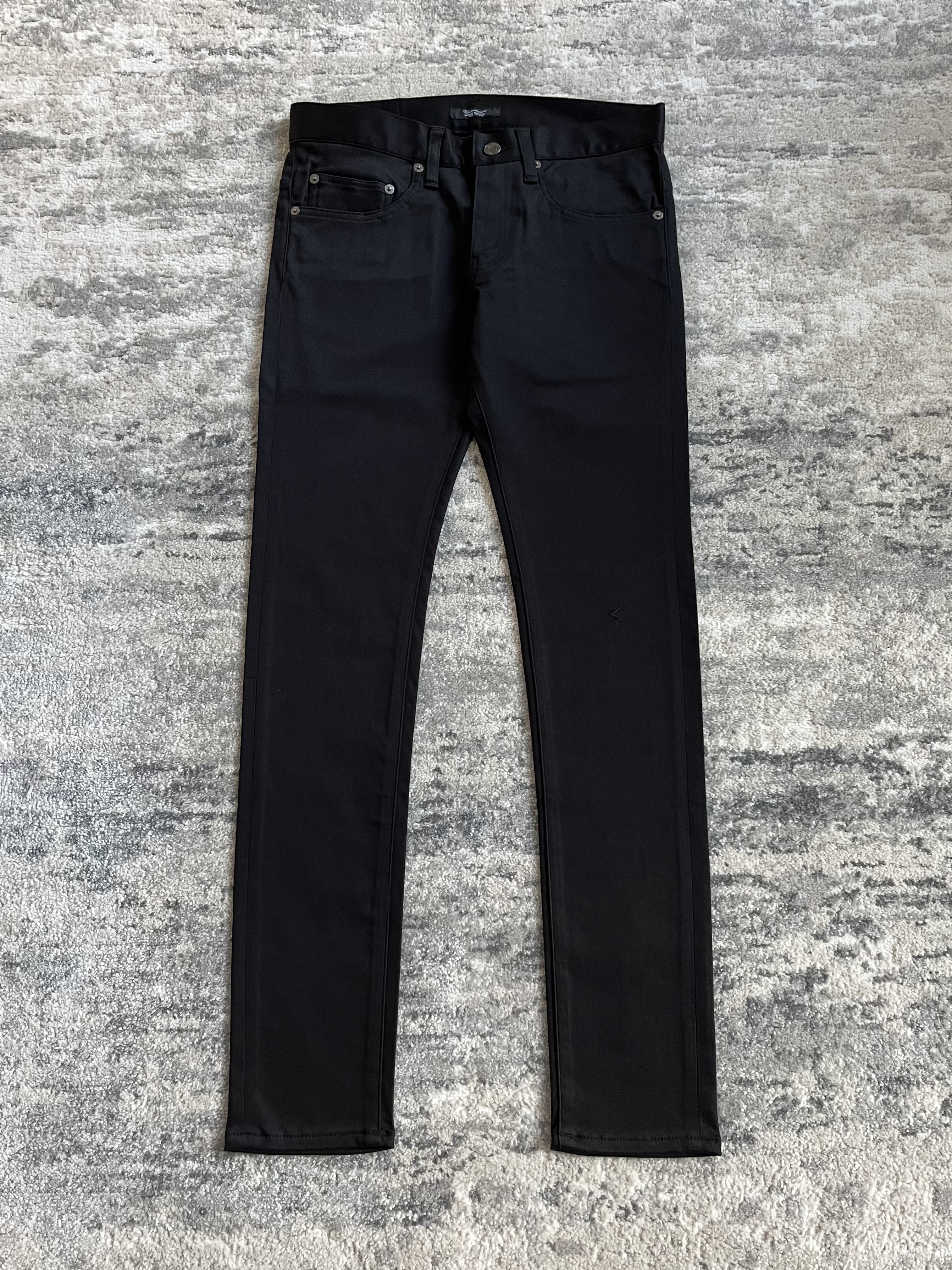 undercover polyurethane black knee bolt denim