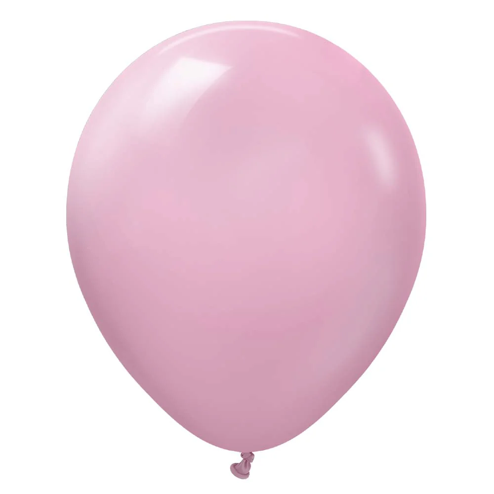 12-inch Dusty Rose latex helium balloon