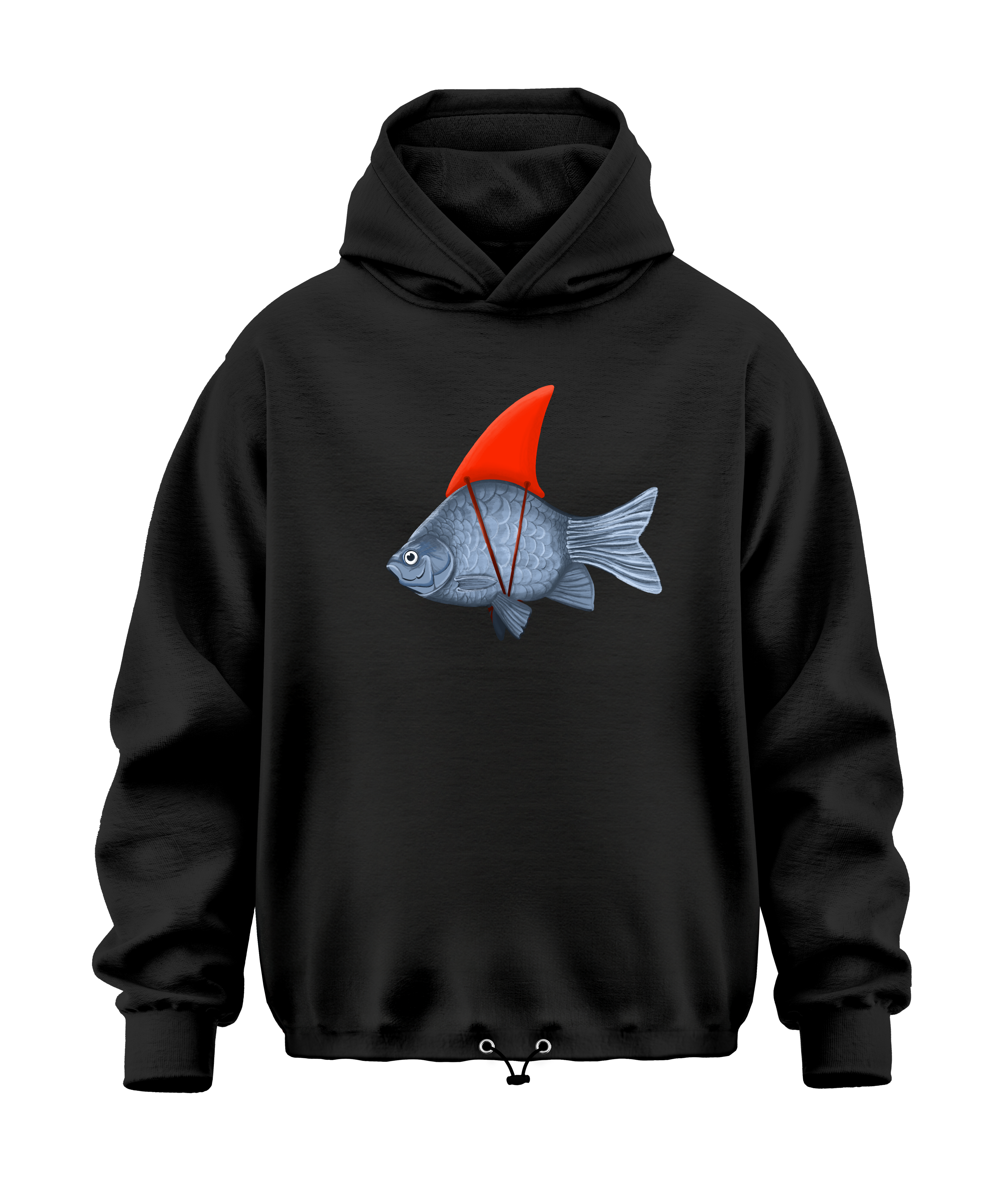 Худі Oversize "Риба акула"