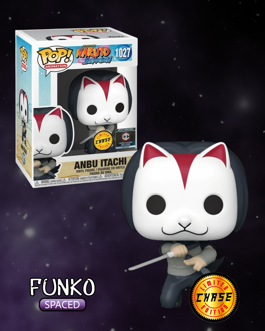 Фігурка Funko Pop Naruto - Anbu Itachi CHASE | Фанко Поп Наруто - Анбу Ітачі #1027