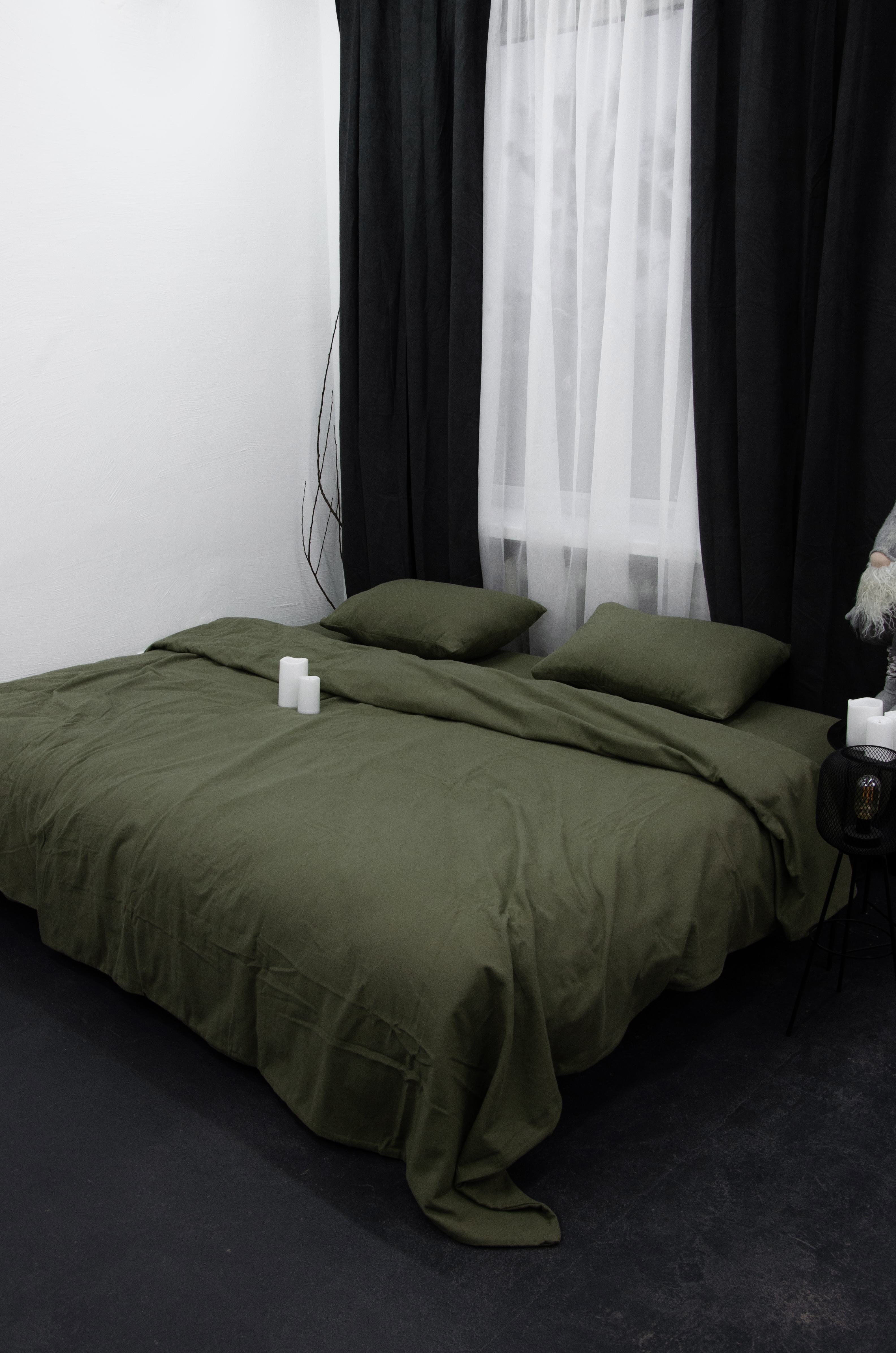 Постільний комплект Фланель преміум Хакі