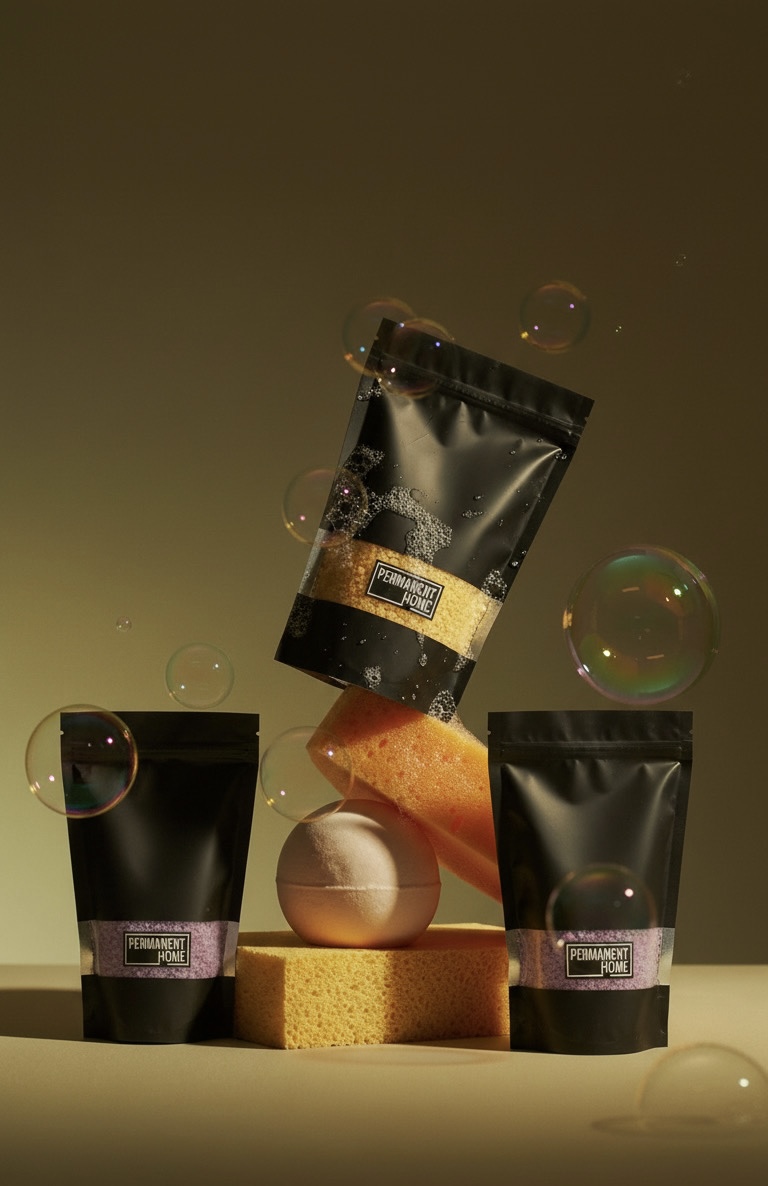 Подарунковий набір солі для ванни, 3 пакети