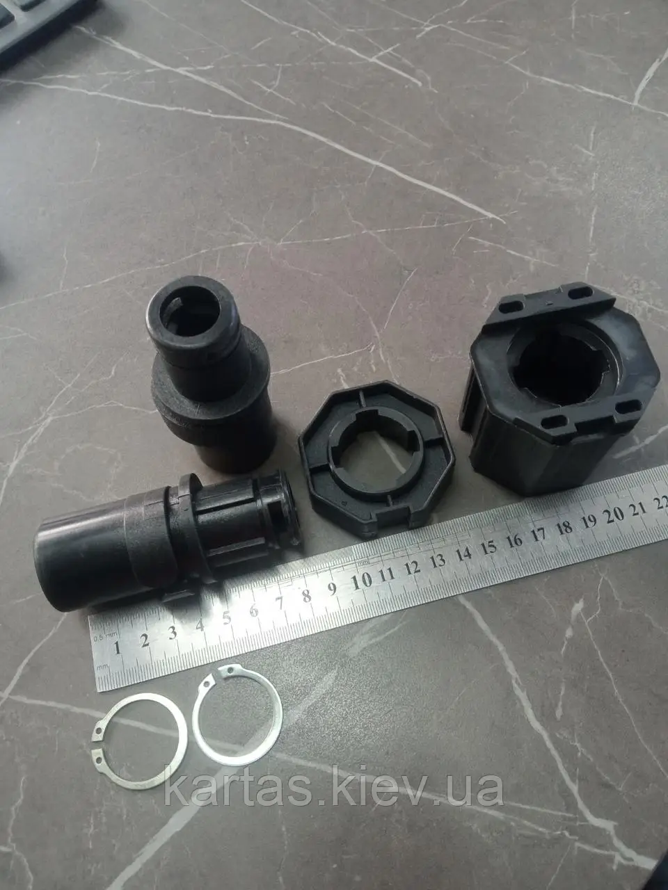 Рем/комплект на пружину 40 мм (пластик) для захисних ролет