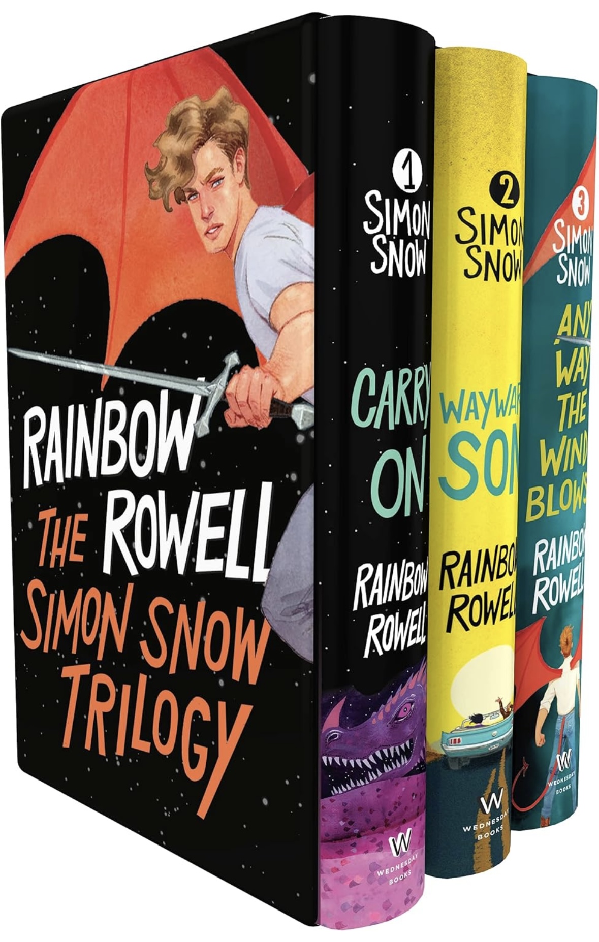 Simon Snow Boxed Set: Wayward Son, Carry On, Any Way the Wind Blows (Simon Snow Trilogy) Rainbow Rowell