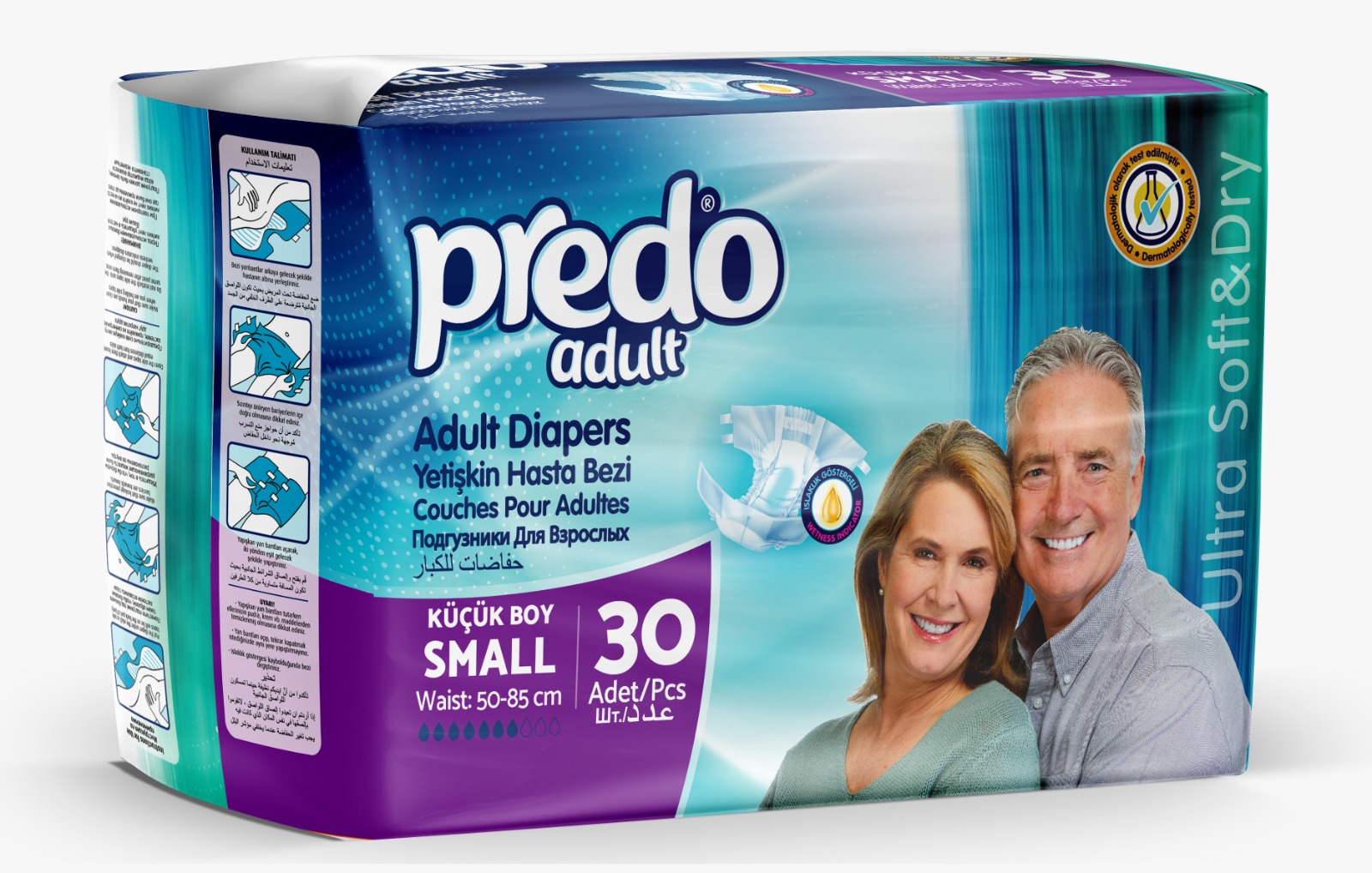 Predo Adult Pieluchy dla Dorosłych Small 30 szt.
