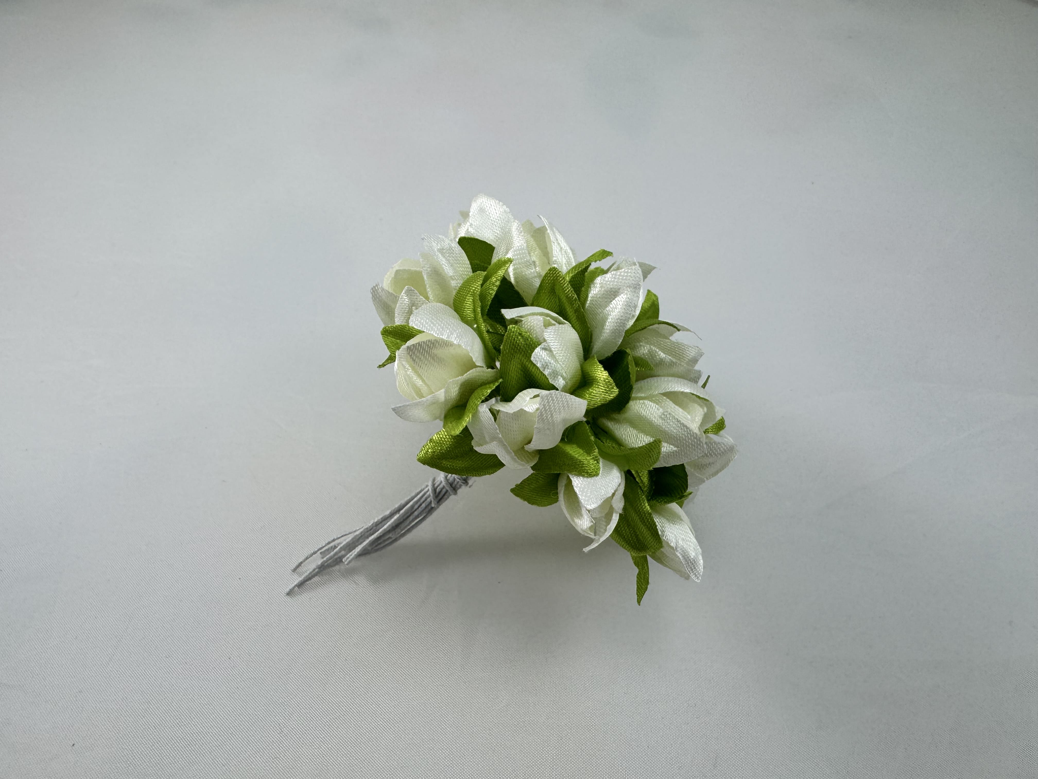 Штучні кремові квіти тюльпанів для творчості 20 шт