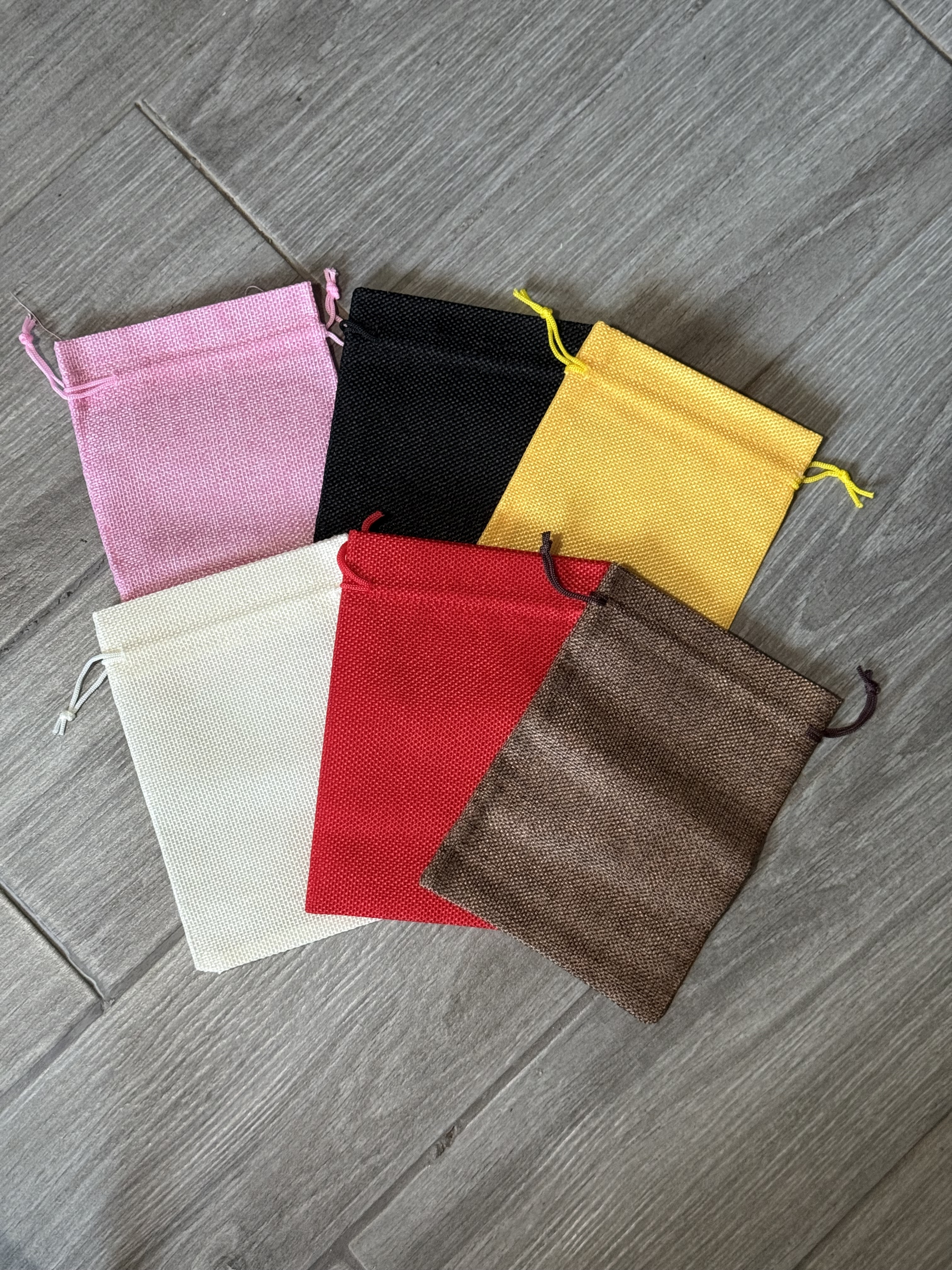 Лляний мішечок для зберігання карт