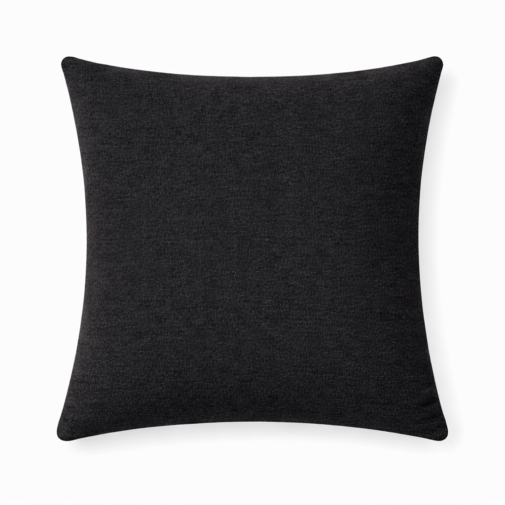 Наволочка фланель "Чорний сапфір"