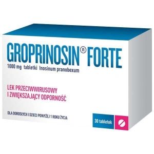 Groprinosin Forte 1000 мг противірусний засіб - 30 табл