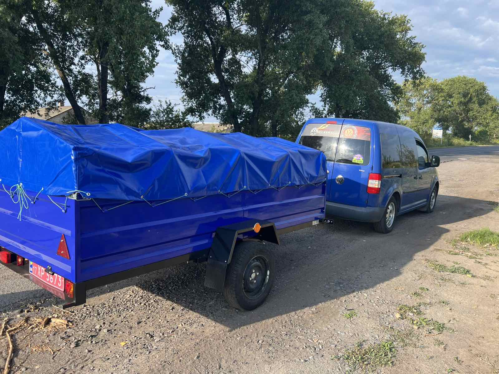 Легковий причіп Дніпро-301 на ресорах Волга
