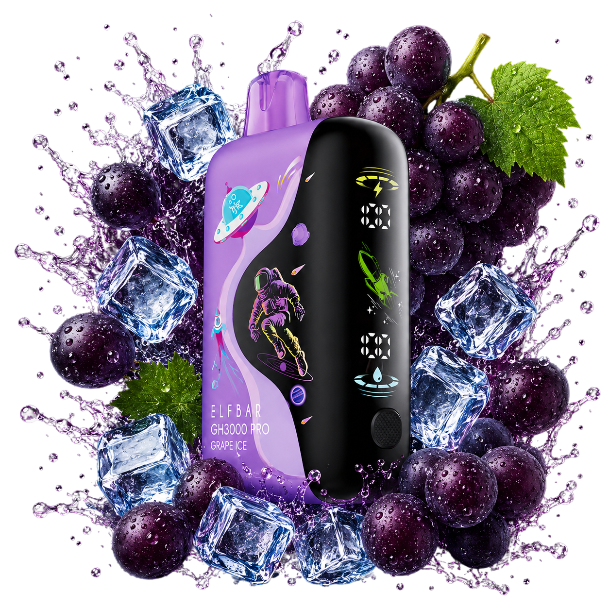 Ельф  GH 33000 PRO Grape Ice ( Виноград Лід )