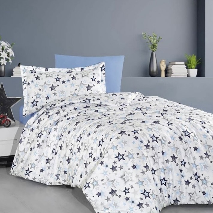 Постільна білизна дитяча з ранфорсу, Зірки